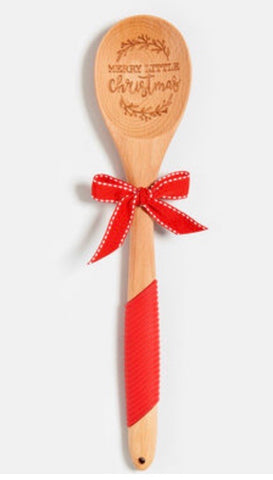Merry Little Christmas Wooden Spoon